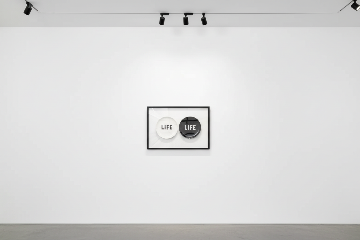 Virgil Abloh - Life Itself (set of 2), Ceramic plate