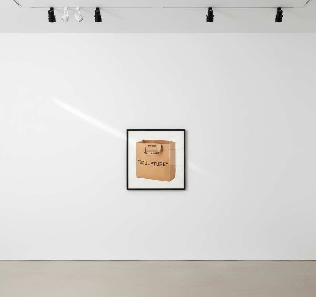 Virgil Abloh - "Sculpture" Shopping Bag, 2019, Plastic-reinforced paper, resin/polyester