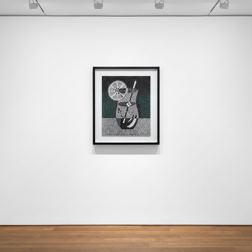 Yayoi Kusama - Lemon Squash (Black and White), 1988, Screenprint on Velin d'Arches paper