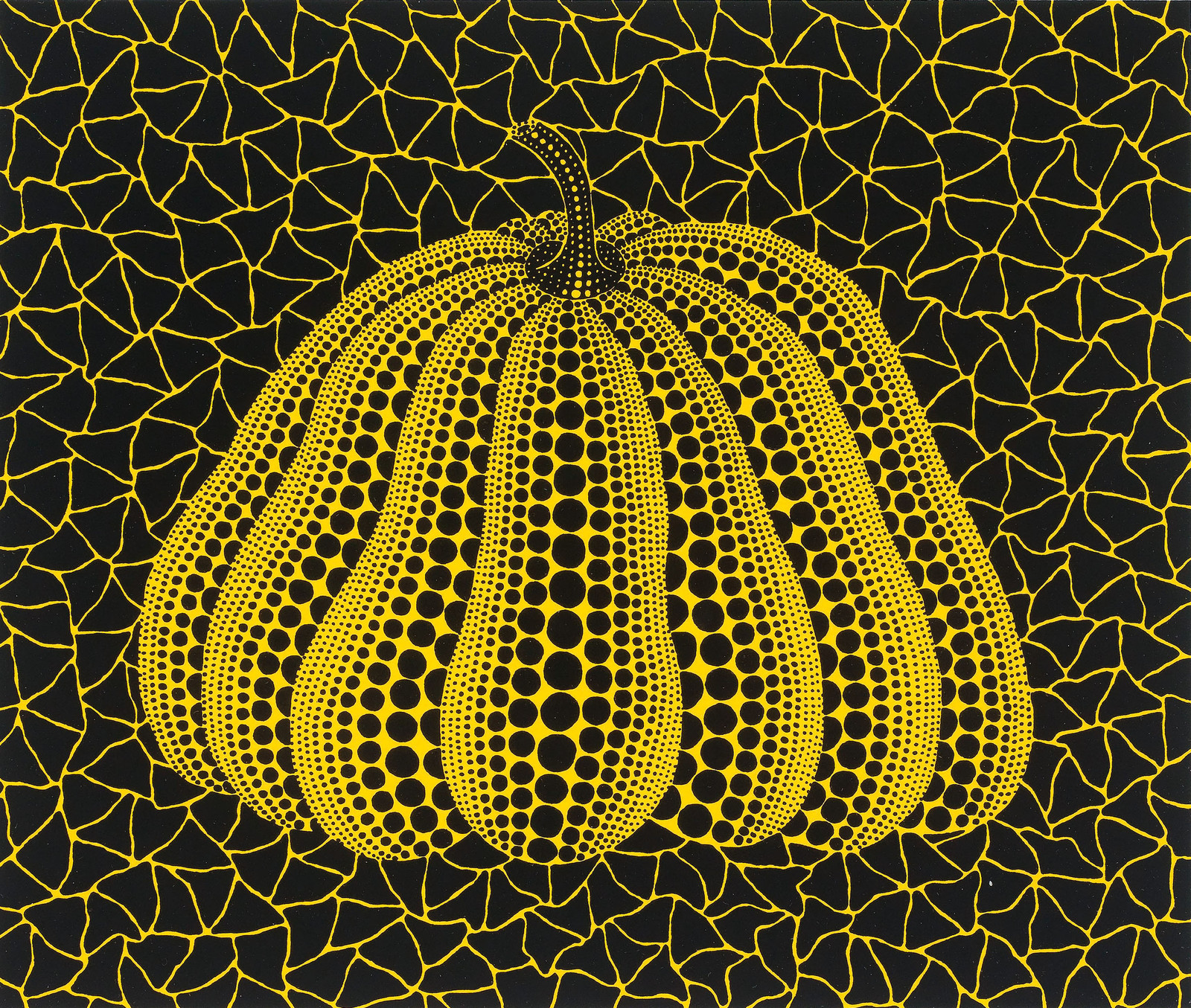 Yayoi Kusama - A Pumpkin RB-B, 2004, Screen print