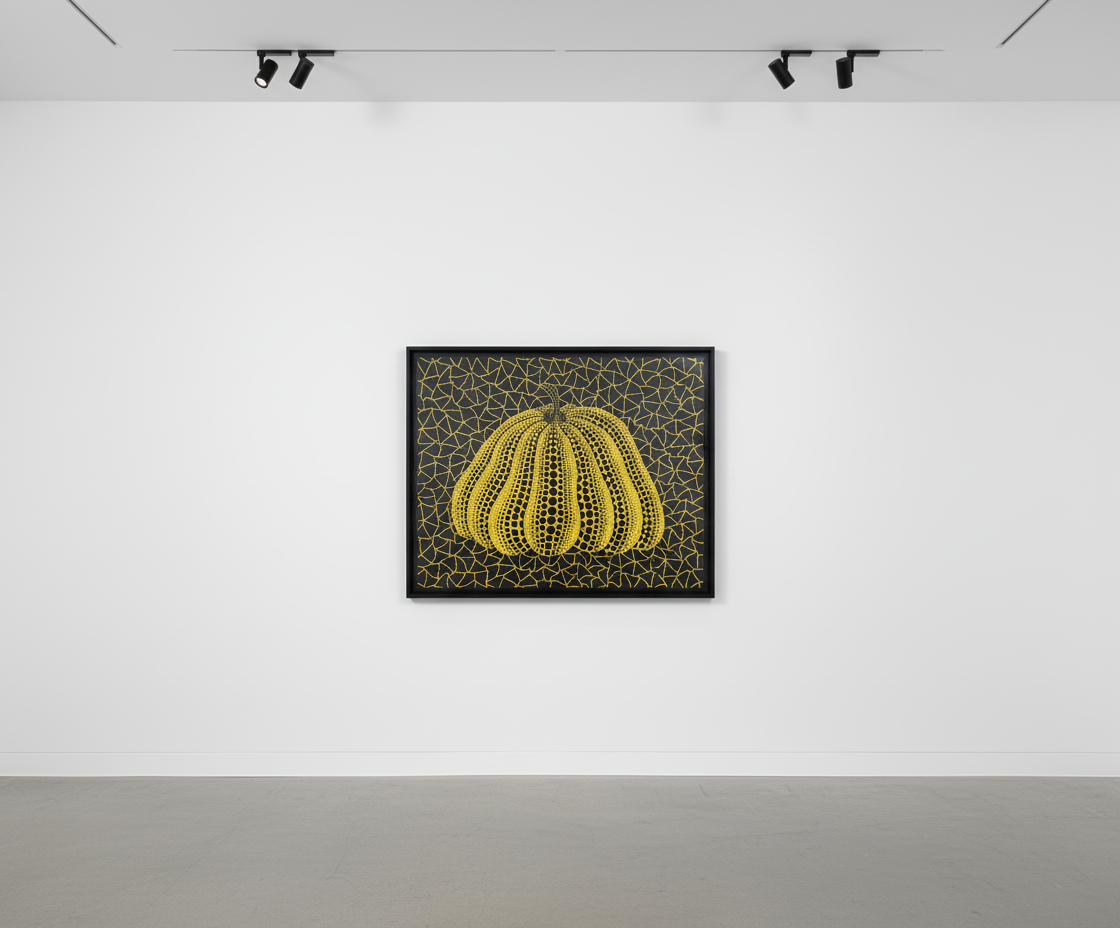 Yayoi Kusama - A Pumpkin YB-D, 2004, Screen print