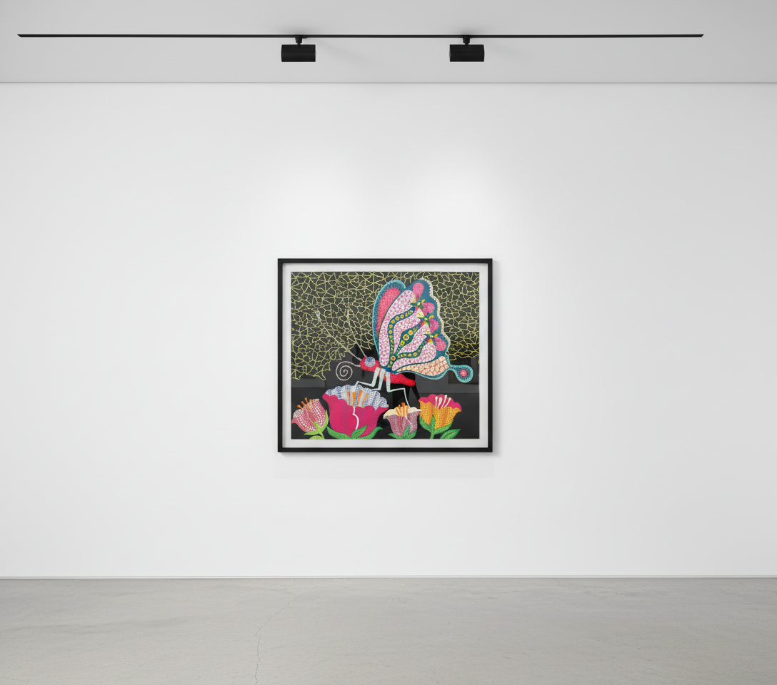 Yayoi Kusama - Flower Garden, 1989, Screen print