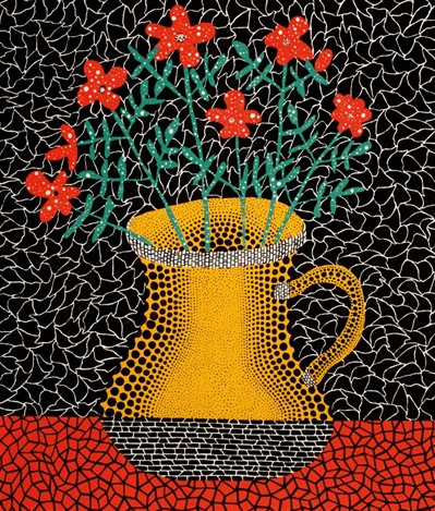 Yayoi Kusama - Flowers, 1993, Screen print