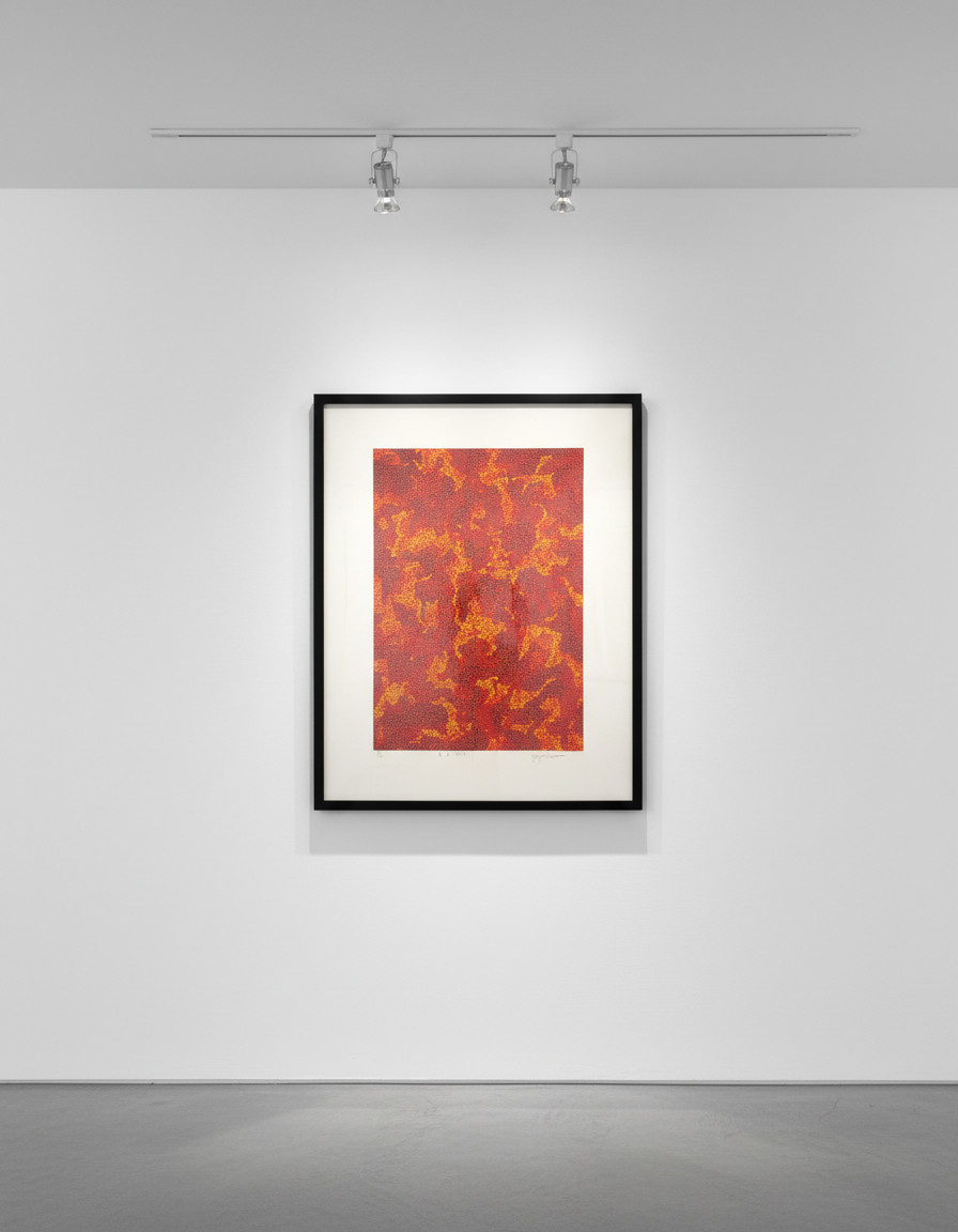 Yayoi Kusama - Madder Colored Cloud, 1997, Screen Print on Paper