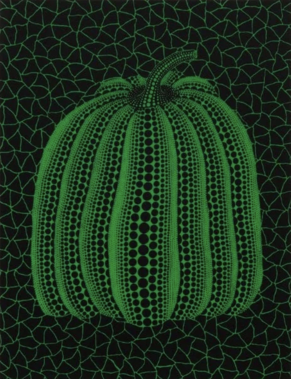 Yayoi Kusama - Pumpkin GT, 1996, Screen print