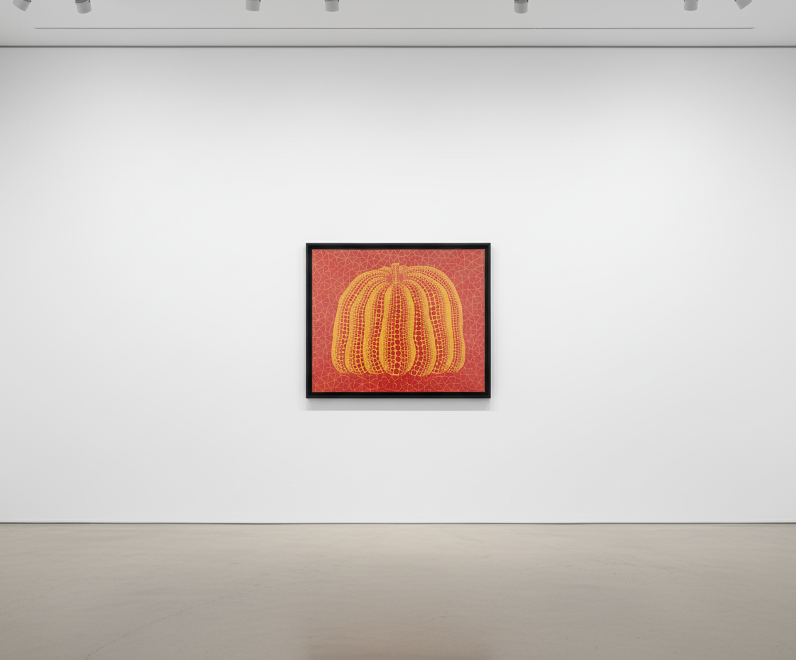 Yayoi Kusama - Pumpkin RSQ, 1998, Screenprint in colors, on Verin d’Arches paper
