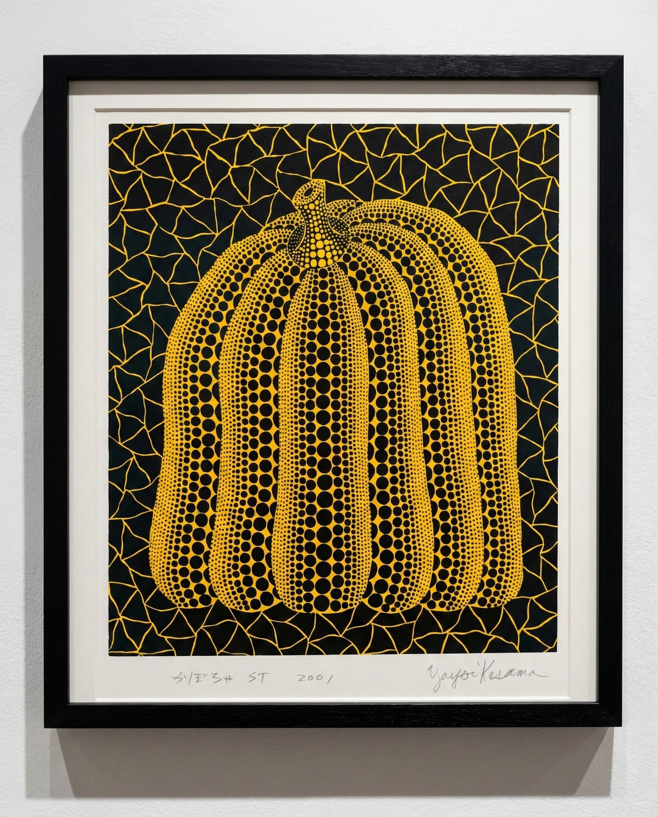 Yayoi Kusama - Pumpkin ST (Kusama 301), 2001, Screenprint in colours, on Arches paper, with full margins
Signed, numbered,...