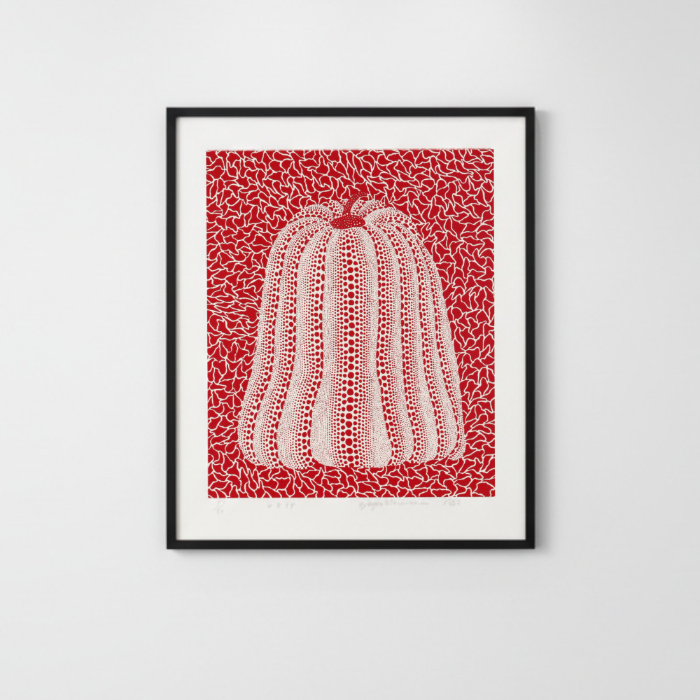 Yayoi Kusama - Pumpkin, 1982, Lithograph, collage