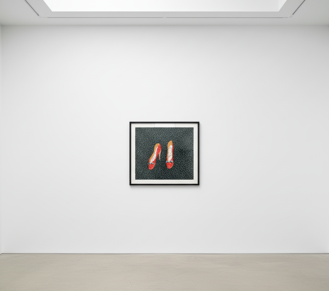 Yayoi Kusama - Shoes I, 1985, Silkscreen