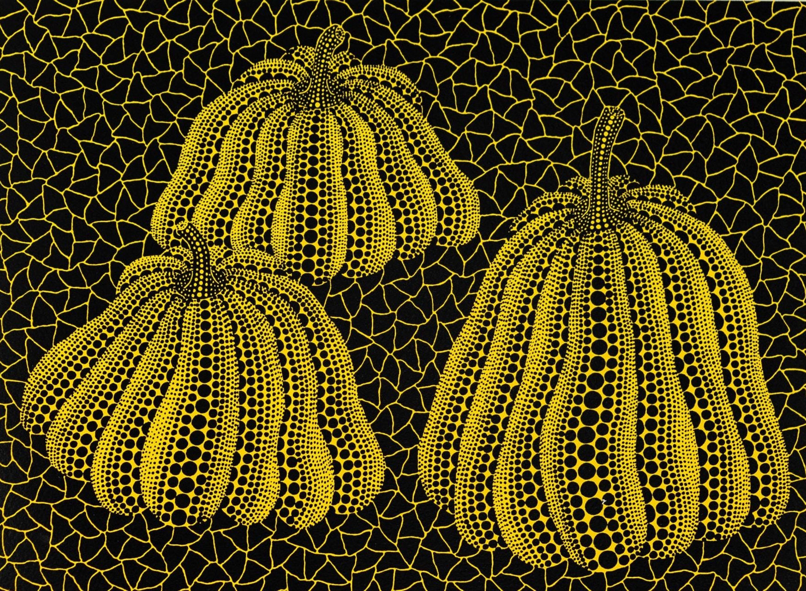 Yayoi Kusama - Three Pumpkins, 1993, Silkscreen