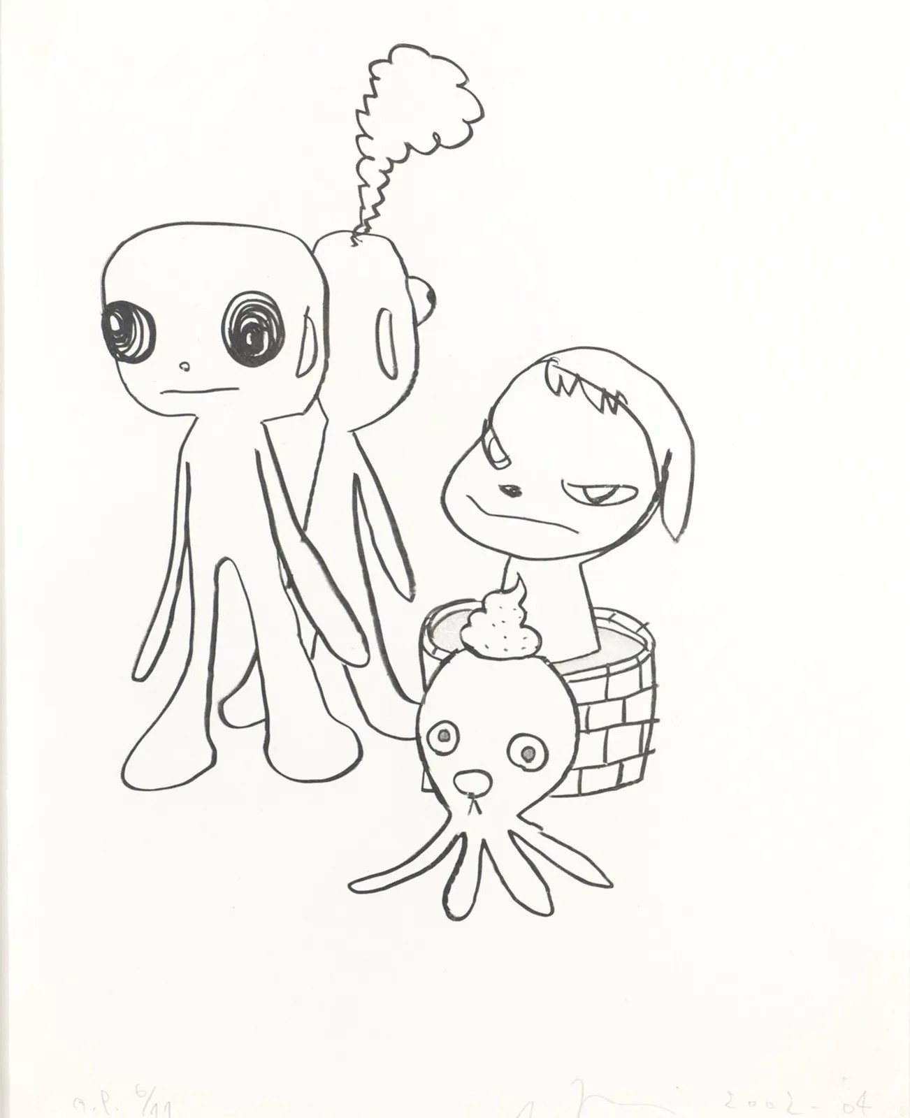 Yoshitomo Nara - Bad Meeting, 2002