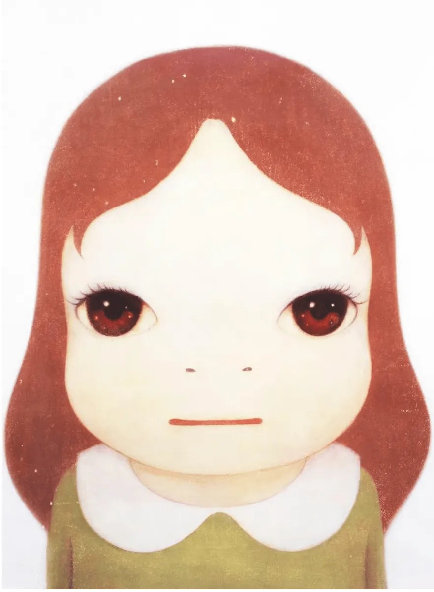 Yoshitomo Nara - Cosmic Girl Eyes Open, 2008