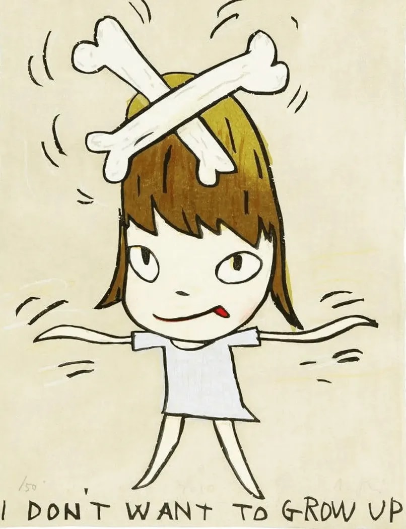 Yoshitomo Nara - I Don t Want To Grow Up, 2010