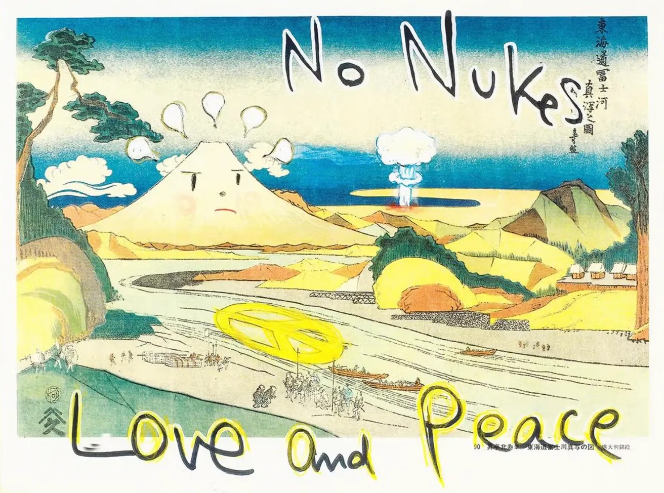 Yoshitomo Nara - No Nukes Love And Peace, 1999