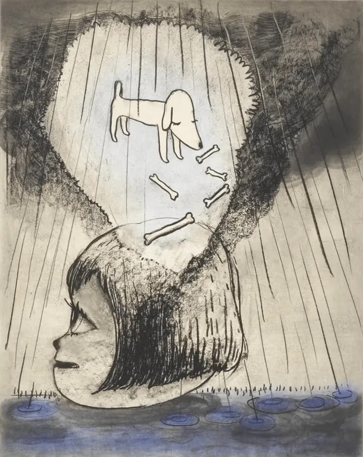 Yoshitomo Nara - Rainy Day, 2002