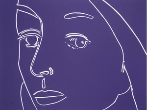 Alex Katz - Ada (purple)