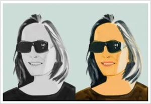 Alex Katz - Ada x 2