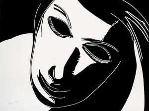 Alex Katz - Black and White Dancer