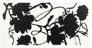 Donald Sultan - Lantern Flowers, Feb 19, 2013