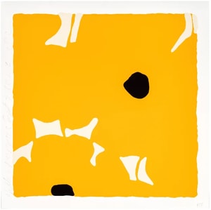 Donald Sultan - Yellow Poppies, Sept 7