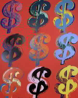 Andy Warhol - $ (9) [II.285]