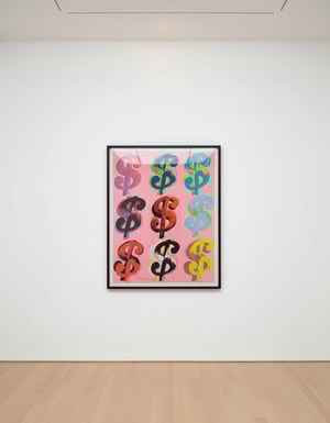 Andy Warhol - $ (9) (Pink) F.S. II 285-286