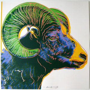 Andy Warhol - Bighorn Ram F.S. II 302