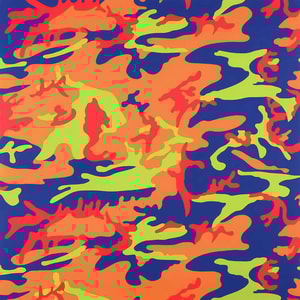 Andy Warhol - Camouflage F.S. II 412