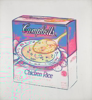 Andy Warhol - Campbell's Soup Box : Chicken Rice