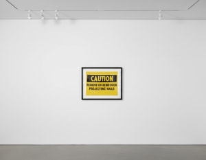 Andy Warhol - Caution Remove Or Bend Over Projecting Nails F.S. IIIA 47