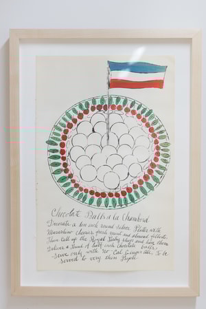 Andy Warhol - Chocolate Balls A La Chambord F.S. IV 128A, from Wild Raspberries