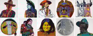 Andy Warhol - Cowboys and Indians F.S. II 377-386 Cowboys and Indians
