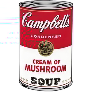 Andy Warhol - Cream of Mushroom Soup F.S. II 53