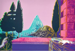 Andy Warhol - Details of Renaissance Paintings (Leonardo da Vinci, the Annunciation, 1472) (F.S. II 321)