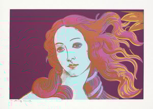 Andy Warhol - Details Of Renaissance Paintings (Sandro Botticelli, Birth Of Venus, 1482) (F. & S. II.317)