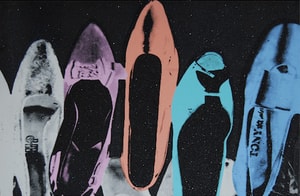 Andy Warhol - Diamond Dust Shoes (Unique)