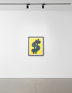 Andy Warhol - Dollar Sign F.S. II 280 Yellow and Purple
