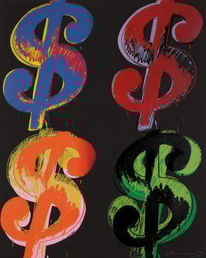 Andy Warhol - Dollar Sign F.S. II 281-282 (4)