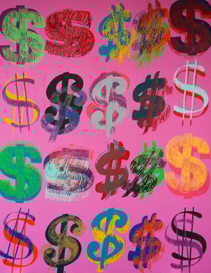 Andy Warhol - Dollar Signs