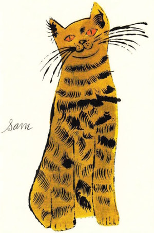 Andy Warhol - F.S. IV 54A, from 25 Cats Named Sam