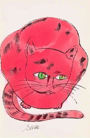 Andy Warhol - F.S. IV 59A, From 25 Cats Named Sam