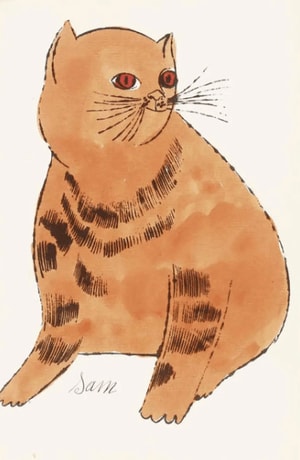 Andy Warhol - F.S. IV 61A, from 25 Cats Named Sam