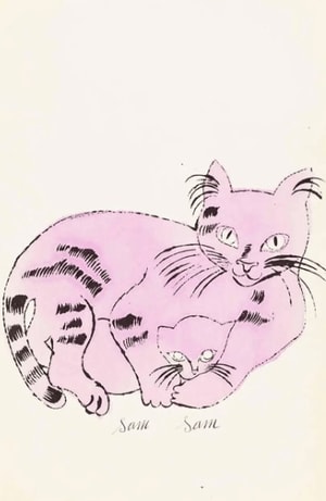Andy Warhol - F.S. IV 62A, from 25 Cats Named Sam