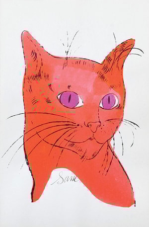 Andy Warhol - F.S. IV 63A, from 25 Cats Named Sam