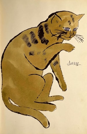 Andy Warhol - F.S. IV 64A, from 25 Cats Named Sam
