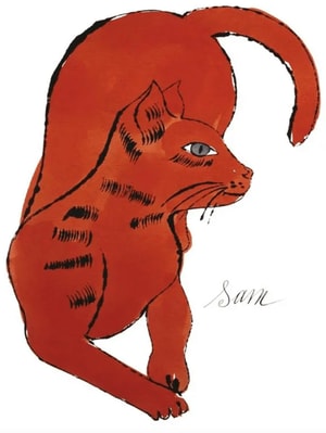 Andy Warhol - F.S. IV 65A, from 25 Cats Named Sam