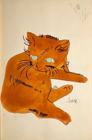 Andy Warhol - F.S. IV 66A, from 25 Cats Named Sam
