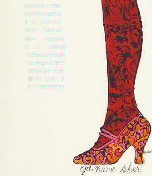 Andy Warhol - F.S. IV 85A, Gee Merrie Shoes