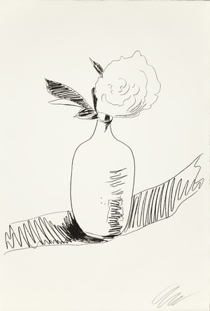 Andy Warhol - Flowers (Black and White) (FS II.101)