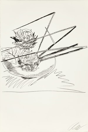 Andy Warhol - Flowers (Black and White) (FS II.106)